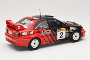 Mitsubishi Lancer Evolution VI #2 Y. Kataoka / S. Hayashi Winner Rally Canberra 1999 AUTOart 1:18 89942 Metalli — kuva 3 / 8