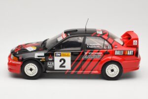 Mitsubishi Lancer Evolution VI #2 Y. Kataoka / S. Hayashi Winner Rally Canberra 1999 AUTOart 1:18 89942 Metalli — kuva 4 / 8
