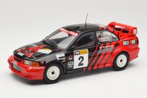 Mitsubishi Lancer Evolution VI #2 Y. Kataoka / S. Hayashi Winner Rally Canberra 1999 AUTOart 1:18 89942 Metalli