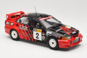 Mitsubishi Lancer Evolution VI #2 Y. Kataoka / S. Hayashi Winner Rally Canberra 1999 AUTOart 1:18 89942 Metalli — kuva 6 / 8