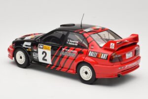 Mitsubishi Lancer Evolution VI #2 Y. Kataoka / S. Hayashi Winner Rally Canberra 1999 AUTOart 1:18 89942 Metalli — kuva 7 / 8