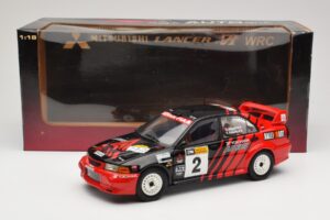 Mitsubishi Lancer Evolution VI #2 Y. Kataoka / S. Hayashi Winner Rally Canberra 1999 AUTOart 1:18 89942 Metalli — kuva 8 / 8