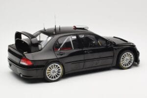 Mitsubishi Lancer Evolution WRC Plain Body Musta AUTOart 1:18 80528 Metalli — kuva 3 / 8