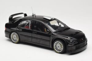 Mitsubishi Lancer Evolution WRC Plain Body Musta AUTOart 1:18 80528 Metalli — kuva 6 / 8