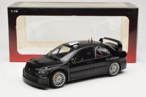 Mitsubishi Lancer Evolution WRC Plain Body Musta AUTOart 1:18 80528 Metalli — kuva 8 / 8