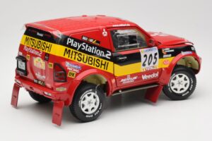 Mitsubishi Pajero Rallye Raid #205 Paris-Dakar Rally 2001 Solido 1:18 9022 Metalli — kuva 3 / 8