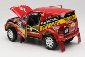 Mitsubishi Pajero Rallye Raid #205 Paris-Dakar Rally 2001 Solido 1:18 9022 Metalli — kuva 5 / 8