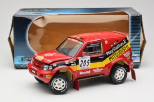 Mitsubishi Pajero Rallye Raid #205 Paris-Dakar Rally 2001 Solido 1:18 9022 Metalli — kuva 8 / 8