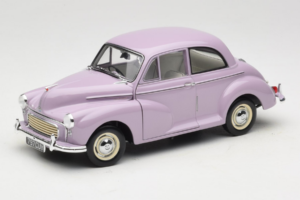 Morris Minor Million Vaaleanpunainen Minichamps 1:18 150137001 Metalli