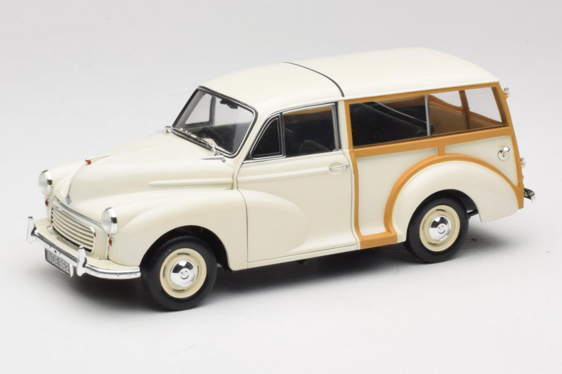 Morris Minor Traveller Valkoinen Minichamps 1:18 150137010 Metalli