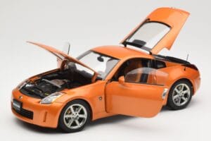 Nissan 350Z Z33 Sunset Orange AUTOart 1:18 77312 Metalli — kuva 2 / 8