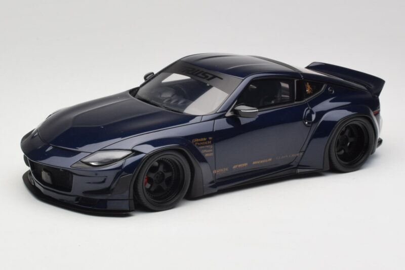 Nissan 400Z RZ34 Pandem Midnight Blue GT Spirit 1:18 GT494 Hartsi