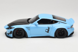 Nissan Fairlady Z RZ34 Pandem China Blue Black GT Spirit 1:18 GT943 Hartsi — kuva 3 / 6