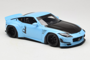 Nissan Fairlady Z RZ34 Pandem China Blue Black GT Spirit 1:18 GT943 Hartsi — kuva 4 / 6