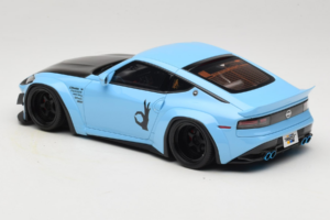 Nissan Fairlady Z RZ34 Pandem China Blue Black GT Spirit 1:18 GT943 Hartsi — kuva 5 / 6