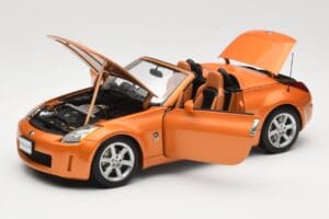 Nissan Fairlady Z Z33 Roadster Sunset Orange AUTOart 1:18 77377 Metalli — kuva 2 / 8