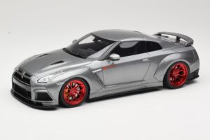 Nissan GT-R R35 Prior Design Harmaa GT Spirit 1:18 GT243 Hartsi