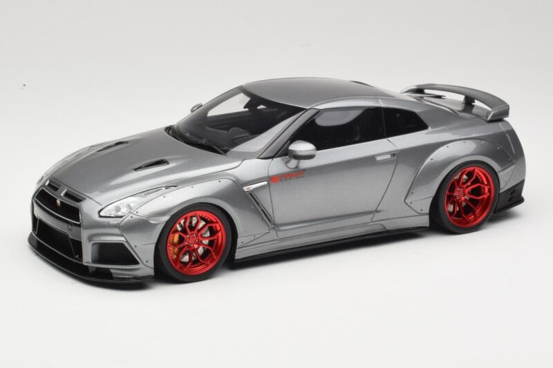 Nissan GT-R R35 Prior Design Harmaa GT Spirit 1:18 GT243 Hartsi