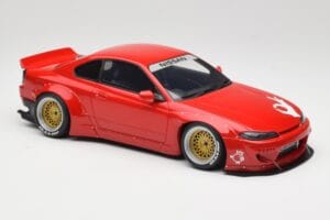 Nissan Silvia S15 Rocket Bunny Burning Red Otto 1:18 OT1115 Hartsi — kuva 4 / 6
