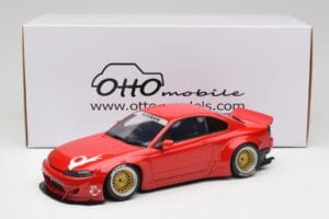 Nissan Silvia S15 Rocket Bunny Burning Red Otto 1:18 OT1115 Hartsi — kuva 6 / 6