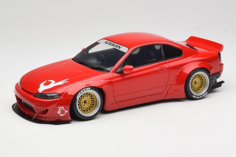 Nissan Silvia S15 Rocket Bunny Burning Red Otto 1:18 OT1115 Hartsi