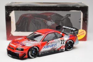 Nissan Skyline GT-R #22 M. Krumm / S. Motoyama Xanavi Nismo JGTC 2002 AUTOart 1:18 80277 Metalli — kuva 6 / 6