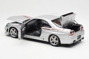 Nissan Skyline GT-R R33 R-Tune Hopea AUTOart 1:18 77326 Metalli — kuva 5 / 8