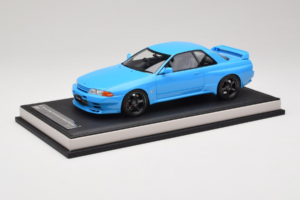 Nissan Skyline GT-R R32 Customized Version Sininen MotorHelix 1:18 MH029CB Hartsi — kuva 2 / 7