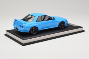 Nissan Skyline GT-R R32 Customized Version Sininen MotorHelix 1:18 MH029CB Hartsi — kuva 3 / 7