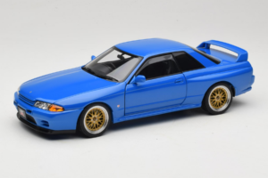 Nissan Skyline GT-R R32 V-Spec II Tuned Sininen AUTOart 1:18 77415 Metalli