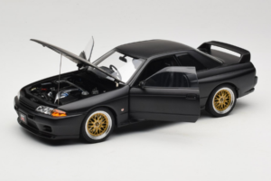 Nissan Skyline GT-R R32 V-Spec II Tuned Version Matt Black AUTOart 1:18 77418 Metalli — kuva 2 / 8