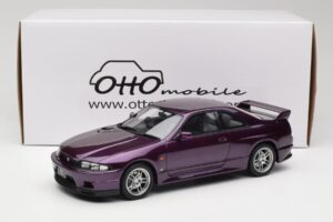 Nissan Skyline GT-R R33 V-Spec Midnight Purple Otto 1:18 OT1138 Hartsi — kuva 6 / 6