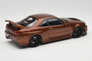 Nissan Skyline GT-R R34 Customized Metallic Bronze MotorHelix 1:18 M83414 Metalli — kuva 3 / 8