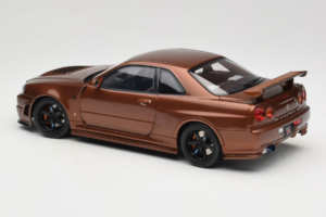 Nissan Skyline GT-R R34 Customized Metallic Bronze MotorHelix 1:18 M83414 Metalli — kuva 7 / 8