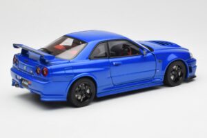 Nissan Skyline GT-R R34 NISMO Z-Tune Bayside Sininen AUTOart 1:18 77354 Komposiitti — kuva 3 / 8