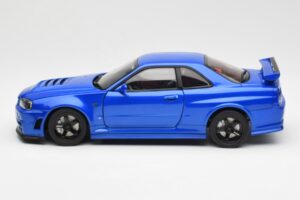 Nissan Skyline GT-R R34 NISMO Z-Tune Bayside Sininen AUTOart 1:18 77354 Komposiitti — kuva 4 / 8