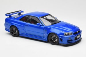 Nissan Skyline GT-R R34 NISMO Z-Tune Bayside Sininen AUTOart 1:18 77354 Komposiitti — kuva 6 / 8