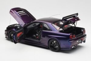 Nissan Skyline GT-R R34 NISMO Z-Tune Midnight Violetti III AUTOart 1:18 77464 Komposiitti — kuva 5 / 8