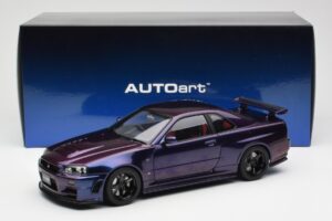 Nissan Skyline GT-R R34 NISMO Z-Tune Midnight Violetti III AUTOart 1:18 77464 Komposiitti — kuva 8 / 8