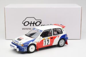 Nissan Sunny GTI-R T. Makinen / S. Harjanne Rally Monte Carlo 1992 Otto 1:18 OT461 Hartsi — kuva 6 / 6