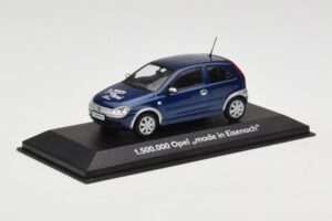 Opel Corsa C 1.5M Made in Eisenach Minichamps 1:43 OPEL003 Metalli — kuva 2 / 4
