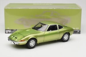 Opel GT Green Metallic Minichamps 1:18 180049029 Metalli — kuva 8 / 8
