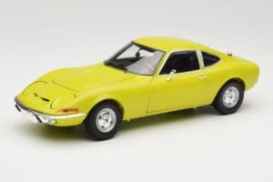 Opel GT Keltainen Minichamps 1:18 180049032 Metalli