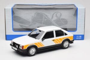 Opel Kadett D SR Valkoinen Keltaisella Koristelulla MCG 1:18 MCG18534 Metalli — kuva 6 / 6