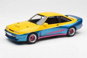 Opel Manta Keltainen Sininen BoS Models 1:18 BOS279 Metalli