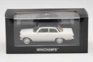Opel Rekord A Valkoinen Musta Katto Minichamps 1:43 430041002 Metalli — kuva 4 / 4