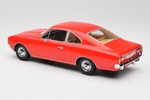 Opel Rekord C Coupe Punainen Minichamps 1:18 107047020 Hartsi — kuva 5 / 6