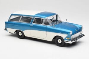 Opel Rekord P1 Caravan Sininen Metallic Minichamps 1:18 180043210 Metalli — kuva 6 / 8