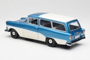 Opel Rekord P1 Caravan Sininen Metallic Minichamps 1:18 180043210 Metalli — kuva 7 / 8