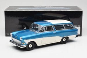 Opel Rekord P1 Caravan Sininen Metallic Minichamps 1:18 180043210 Metalli — kuva 8 / 8